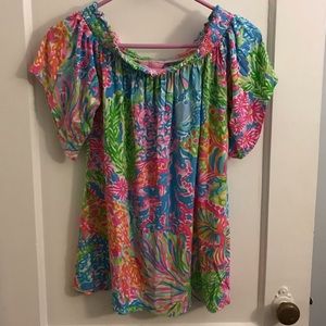 Lilly Pulitzer off shoulder top